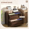 NicBex 2 Drawer File Cabinet with Lock,Office Cabinets with Metal Handle Design,Modern Lateral Storage Cabinet,Filing Cabinets for Home Office - 4 of 4