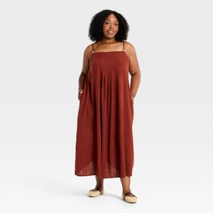midi tank dress for women Bebe Women's Bandage Midi Tank Dress, Size Large in Green Polyester/Elastane