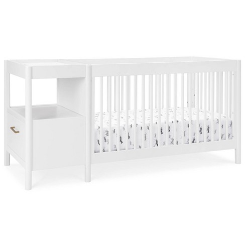 Delta white convertible crib best sale