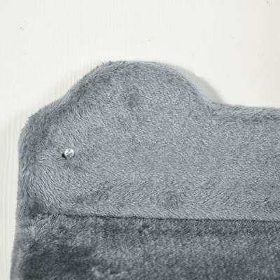 Gray Wall-Mounted Cat Shelves with Hammock and Scratching Post