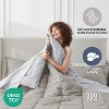 Nestl 9 Piece Reversible Comforter Set, Bed in a Bag, All in one Bed Set with Down Alternative Pillows - 3 of 4