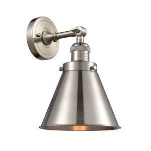 Innovations Lighting Appalachian 1 - Light Sconce in  Brushed Satin Nickel - 1 of 1