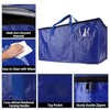 Generic 4 Pack Waterproof Moving Bags with Strong Zippers and Reinforced Handle - 4 of 4