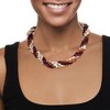 Ross-Simons Multi-Gemstone Torsade Necklace With 18kt Gold Over Sterling Size 18 - 2 of 4
