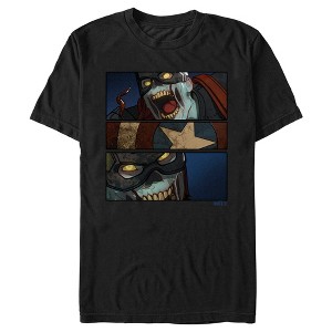 Men's Marvel What if…? Zombie Captain America T-Shirt - 1 of 4