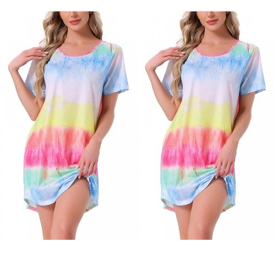 2 packs rainbow tie dye
