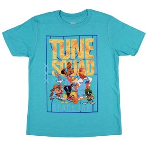 Seven Times Six Looney Tunes Boys' Space Jam A New Legacy Tune Squad Kids Tee T-Shirt Blue - 1 of 3