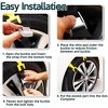 Zone Tech Car Snow Chains - All Season Anti-Skid Car, SUV, & Pick Up Tire Chains for Emergencies & Road Trip - 3 of 4