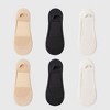 Alilang Women's Non-slip No Show Socks Soft Solid Bottom for Casual 6Pk - 2 of 4