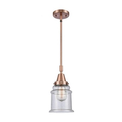 Canton - 1 Light Stem Hung Mini Pendant In Industrial Style-11.13 Inches Tall and 6.5 Inches Wide