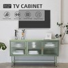 NicBex TV Stand Retro Style TV Console with Enclosed Storage Display Cupboard Entertainment Center with Detachable Shelves - 4 of 4
