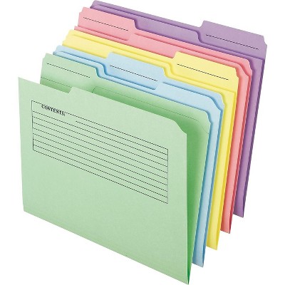 Pendaflex Printed Notes Folders 1/3 Cut Top 45269