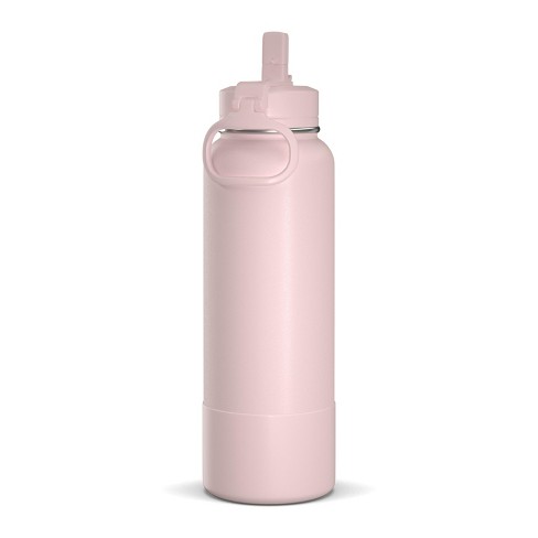 STANLEY 24 oz Blush Stainless Steel Water Bottle with Wide Mouth Lid 