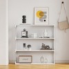 4-Tier Industrial Coffee Tables Organizer Shelves,Book Shelf & Coffee Table with Storage,Display Rack for Living Room Entryway-Baofuwish - 2 of 4