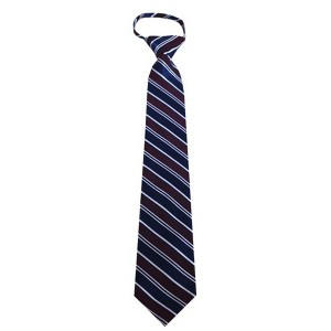 Men's Stripe 3.25 Inch W And 20 Inch L Zipper Neckties - 1 of 3