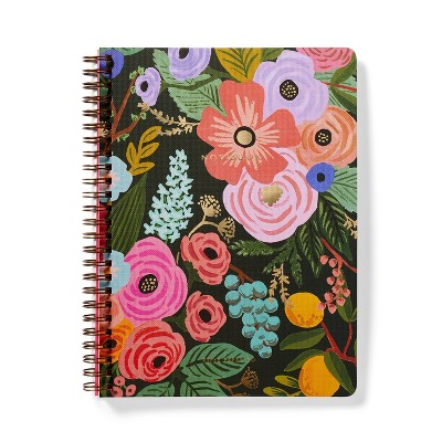 Rifle Paper Co. Garden Party Spiral Notebook: Small Spiral Journal, Lined Paper, Soft Cover, 6x8.5 Inches, 150 Pages