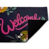 Stupell Industries Lovely Pink Flower Welcome Printed Outdoor Door Mat, design by Angela Nickeas, 18"x30" - 2 of 4
