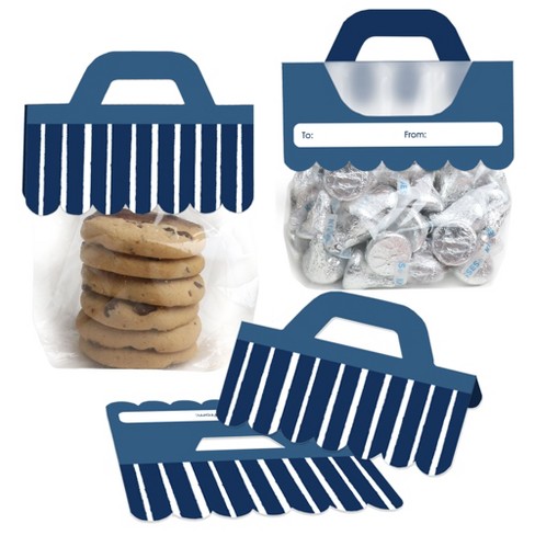 Cookie Monster Birthday decorations and homemade loot bags