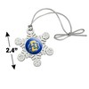 South Dakota State University Logo Metal Snowflake Christmas Tree Holiday Ornament - image 3 of 3