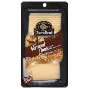 Boar's Head Vermont White Cheddar Cheese - 8oz - 1 of 4