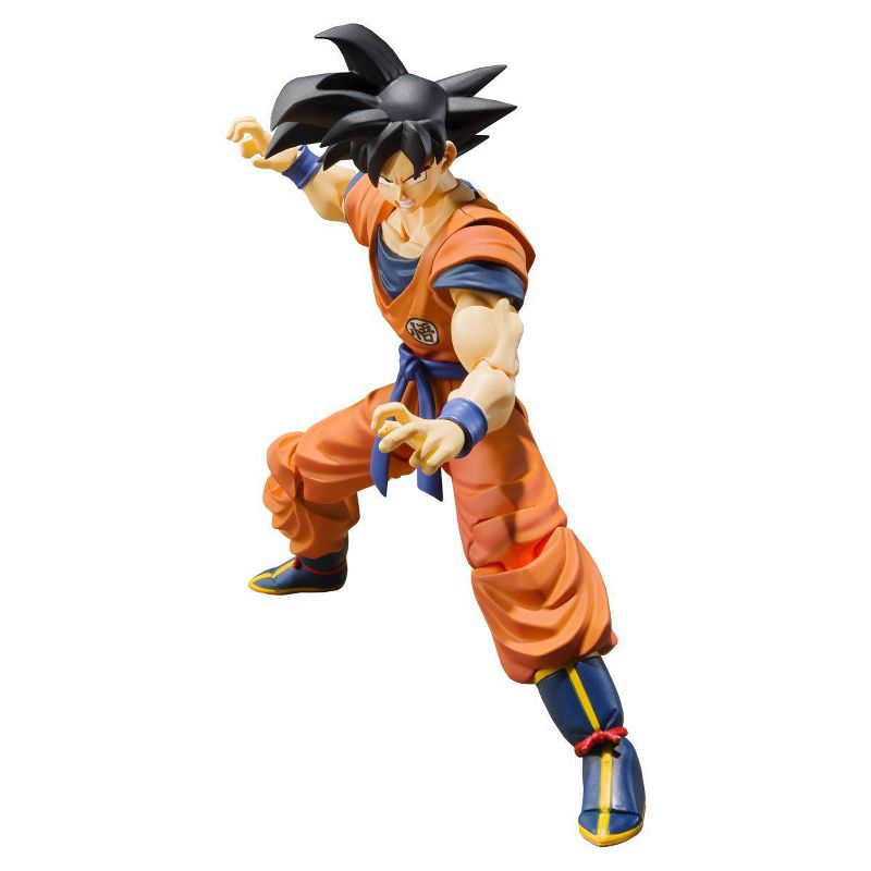 Dragon Ball Super S.H. Figuarts Son Goku: A Saiyan Raised on Earth &#34;Dragon Ball Super&#34; Action Figure, 3 of 5