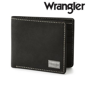 Wrangler Men's Black Bifold Wallet, Slim Casual Genuine Leather Purse, Gift for Him - 1 of 4