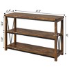 Farmhouse Entryway Table,47 Inch Narrow Long Console Table with Storage - 2 of 4