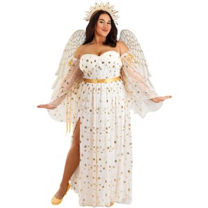 HalloweenCostumes.com Plus Size Women's Premium Angel Costume | Adult Angel Costumes - 1 of 4