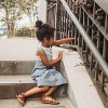 Girl's Organic Twill Pinafore Skirt -Jackalo - 3 of 4