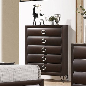 Acme Furniture Tablita Dresser Dark Merlot Finish - 1 of 4