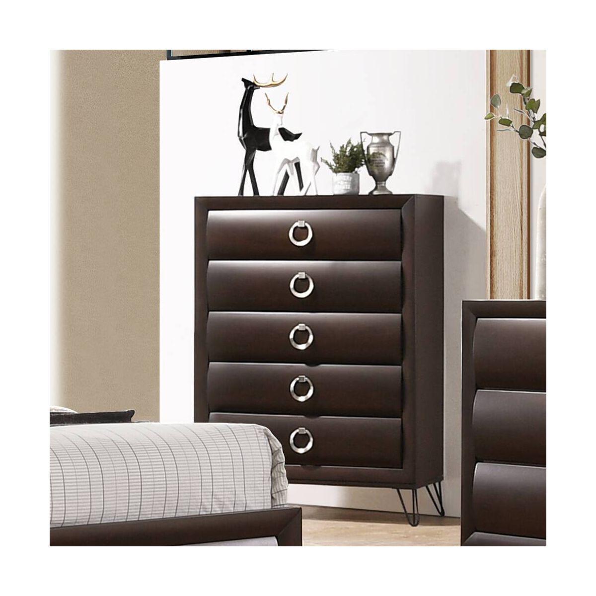 Acme Furniture Tablita Dresser Dark Merlot Finish