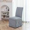 Classic Covered Armless Dining Chair - WOVENBYRD - 2 of 4