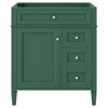 Dexmalle White 30'' Modern Bathroom Vanity Storage Cabinet with a Tip-out Drawer,without Top Sink - 2 of 4