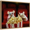 Amanti Art Movie Night 2 by Lucia Heffernan Canvas Wall Art Print Framed 20 x 16-in. - 3 of 4