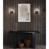 Progress Lighting, Rivera Collection, 1-Light Wall Sconce, Matte Black, Clear Textured Glass - 2 of 3