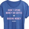 Women's - Instant Message - Girl Math Coffee Short Sleeve Graphic T-Shirt - 2 of 4