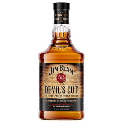 Jim Beam Devil's Cut Straight Bourbon Whiskey - 750ml Bottle