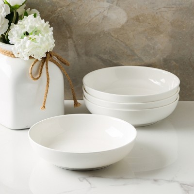 Gabrielle White Porcelain Formal Dinnerware Set, Service for 8