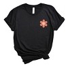 Simply Sage Market Checkered Mama Flowers Front and Back Print Short Sleeve Tee - 3 of 4