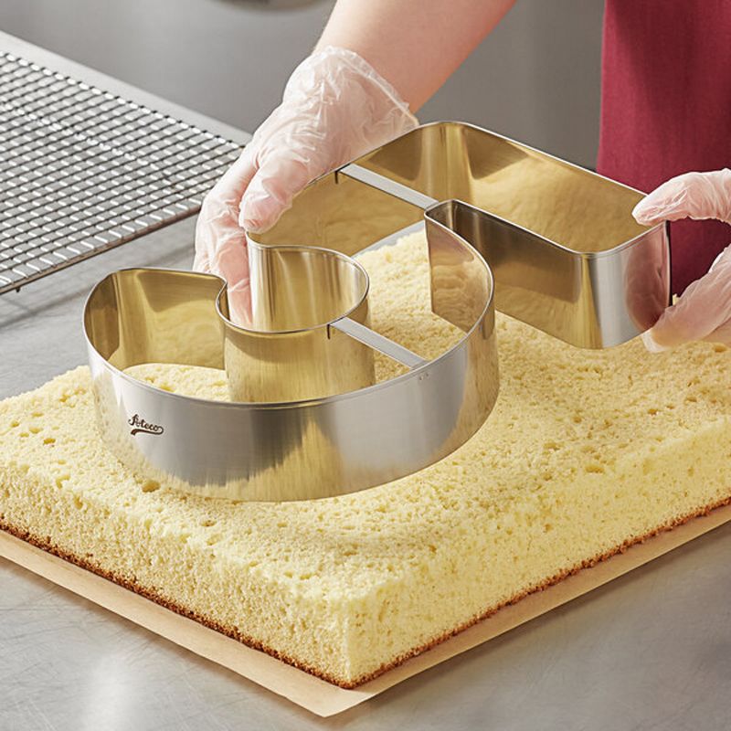 Ateco Extra Large Number Cake Cookie Cutter, 2 of 4
