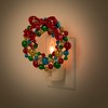 5.75"H Sullivans Christmas Wreath Nightlight  Multicolor - 4 of 4