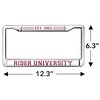 Rider University Full Size Standard License Plate Metal Frame - 4 of 4
