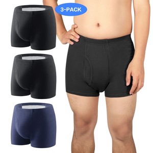 CARER 3pk Washable Incontinence Underwear for Men 9oz High Absorbency Reusable Men's Leakproof Incontinence Brief - 1 of 4