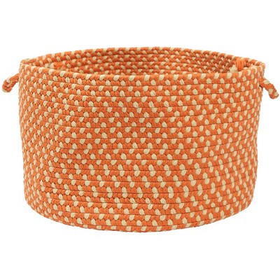 Colonial Mills Montego Utility Basket, 18 by 12-Inch, Tangerine Orange