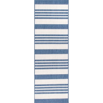 Nuloom Robin Multi Stripe Indoor/Outdoor Area Rug