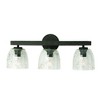 Capital Lighting Clive 3 - Light Vanity in  Carbon Grey/BlackIron - 3 of 4