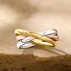 Ross-Simons Italian 14kt Tri-Colored Gold Crisscross Ring - 4 of 4