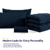 7PC Campus Ready Dorm Twin XL Bedding Bundle, Solid Comforter, Pillows and Sheet Set - 2 of 4