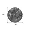 Charcoal Ivory And Gray Abstract Washable Indoor Outdoor Area Rug - 3 of 4