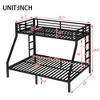 Lycvki Metal Twin XL over Queen Bunk Bed Noise Reduced,No Box Spring Needed - 4 of 4